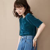 シアーベロアハーフスリーブTシャツ | coen【women】 | 詳細画像21