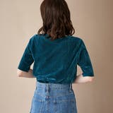 シアーベロアハーフスリーブTシャツ | coen【women】 | 詳細画像22