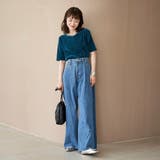 シアーベロアハーフスリーブTシャツ | coen【women】 | 詳細画像23