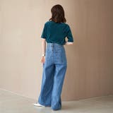 シアーベロアハーフスリーブTシャツ | coen【women】 | 詳細画像24