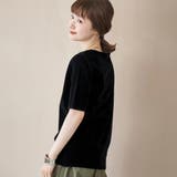 シアーベロアハーフスリーブTシャツ | coen【women】 | 詳細画像9