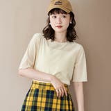 OFF WHITE | シアーベロアハーフスリーブTシャツ | coen【women】