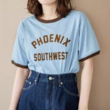 フロッキーロゴプリントリンガーTシャツ | coen【women】 | 詳細画像20 