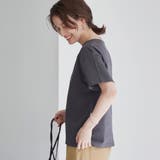 配色ロゴ刺繍Tシャツ | coen【women】 | 詳細画像10 