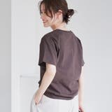 配色ロゴ刺繍Tシャツ | coen【women】 | 詳細画像17 