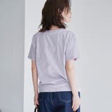配色ロゴ刺繍Tシャツ | coen【women】 | 詳細画像24 
