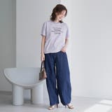 配色ロゴ刺繍Tシャツ | coen【women】 | 詳細画像26 