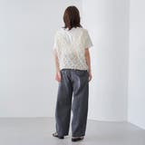配色ロゴ刺繍Tシャツ | coen【women】 | 詳細画像8 