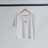 COENロゴ刺繍コンパクトTシャツ | coen【women】 | 詳細画像2 