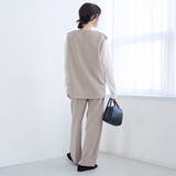 カットジョーゼット キーネックベスト | coen【women】 | 詳細画像10 