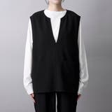 カットジョーゼット キーネックベスト | coen【women】 | 詳細画像14 