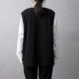 カットジョーゼット キーネックベスト | coen【women】 | 詳細画像16 