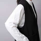 カットジョーゼット キーネックベスト | coen【women】 | 詳細画像18 