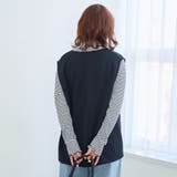 カットジョーゼット キーネックベスト | coen【women】 | 詳細画像6 