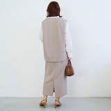 カットジョーゼット キーネックベスト | coen【women】 | 詳細画像8 