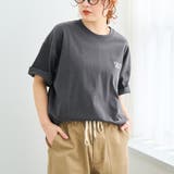 DK.GRAY | coen(コーエン)ロゴ刺繍 ユニT | coen【women】