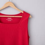 リブスクエアネックタンクトップ | coen【women】 | 詳細画像17 