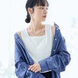 リブスクエアネックタンクトップ | coen【women】 | 詳細画像2 