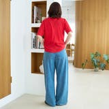 コットンナイロンシアークルー半袖Tシャツ | coen【women】 | 詳細画像13 