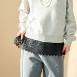 裾レース切替 レイヤード風タンクトップ | coen【women】 | 詳細画像13 