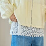 裾レース切替 レイヤード風タンクトップ | coen【women】 | 詳細画像8 