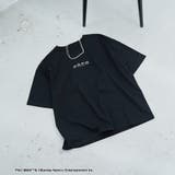 BLACK | 【PAC-MAN(パックマン)別注】GHOSTデザイン 天竺刺繍BIGTシャツ | coen【women】