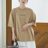 BEIGE | 【PAC-MAN(パックマン)別注】GHOSTデザイン 天竺刺繍BIGTシャツ | coen【women】