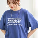 NAVY | 【RS別注】USPS グラフィックプリントTシャツ | coen【women】