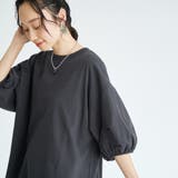 USAコットン  ボリューム スリーブ 半袖Tシャツ | coen【women】 | 詳細画像1 