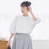 USAコットン  ボリューム スリーブ 半袖Tシャツ | coen【women】 | 詳細画像4 