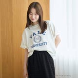 アソートカレッジロゴ プリントTシャツ | coen【women】 | 詳細画像4 