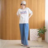 アソートカレッジロゴ 配色リンガーTシャツ | coen【women】 | 詳細画像2 