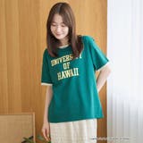 アソートカレッジロゴ 配色リンガーTシャツ | coen【women】 | 詳細画像21 