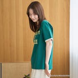 アソートカレッジロゴ 配色リンガーTシャツ | coen【women】 | 詳細画像22 