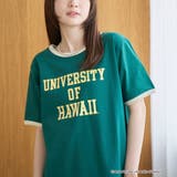 アソートカレッジロゴ 配色リンガーTシャツ | coen【women】 | 詳細画像24 