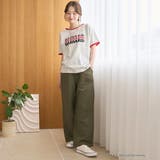 アソートカレッジロゴ 配色リンガーTシャツ | coen【women】 | 詳細画像8 