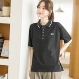 BLACK | 【Penneys（ぺニーズ）別注】ベーシックアソート半袖ポロシャツ | coen【women】
