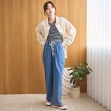 カップ付き マルチボーダータンクトップ | coen【women】 | 詳細画像17 