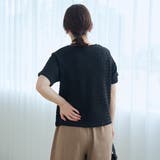 シャーリング風コンパクト半袖Tシャツ | coen【women】 | 詳細画像12