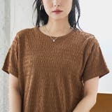 シャーリング風コンパクト半袖Tシャツ | coen【women】 | 詳細画像18