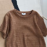 シャーリング風コンパクト半袖Tシャツ | coen【women】 | 詳細画像21