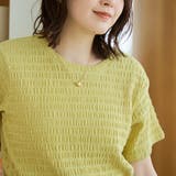 シャーリング風コンパクト半袖Tシャツ | coen【women】 | 詳細画像27
