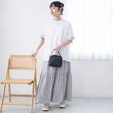 袖裏配色 ロゴ刺繍Tシャツ | coen【women】 | 詳細画像2 