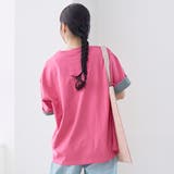 袖裏配色 ロゴ刺繍Tシャツ | coen【women】 | 詳細画像22 