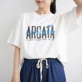 スポーティーロゴアソートプリントTシャツ | coen【women】 | 詳細画像7 