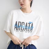 OFF WHITE | スポーティーロゴアソートプリントTシャツ | coen【women】