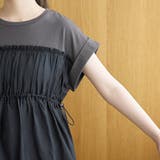 シアードッキング ギャザーフレンチスリーブTシャツ | coen【women】 | 詳細画像37 
