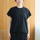 リネン混カノコフレンチスリーブカットソー | coen【women】 | 詳細画像23 