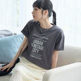 DK.GRAY | 【汗染み防止 / 接触冷感】 アソートロゴTシャツ | coen【women】