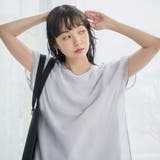 チビロゴ刺繍 オーガンジーシアーオーバーフレンチスリーブカットソー | coen【women】 | 詳細画像20